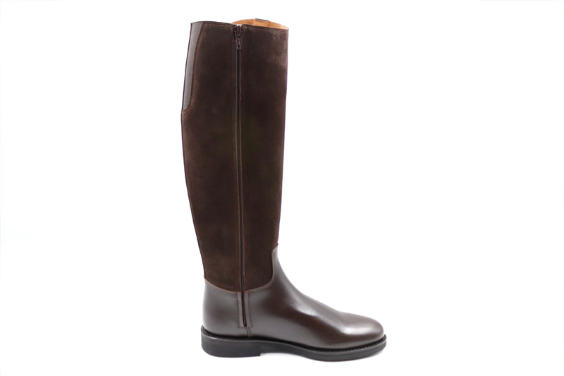 Lederstiefel - Marone/ Chocolate