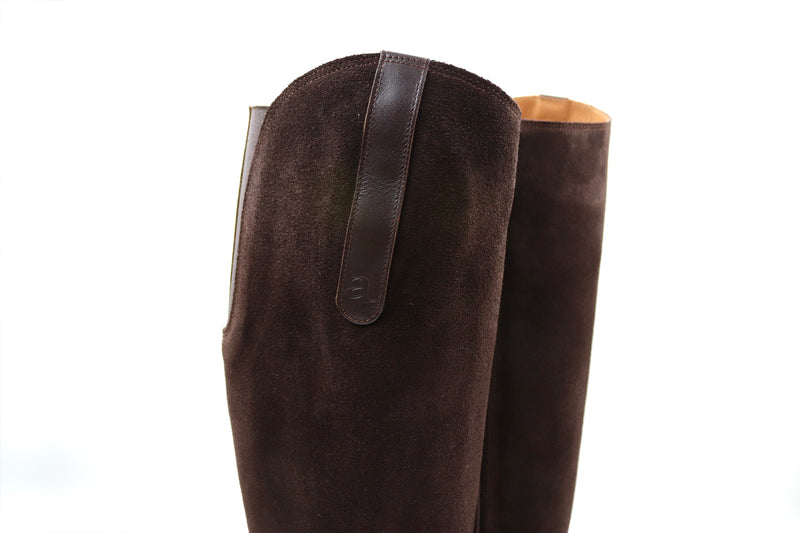 Lederstiefel - Marone/ Chocolate