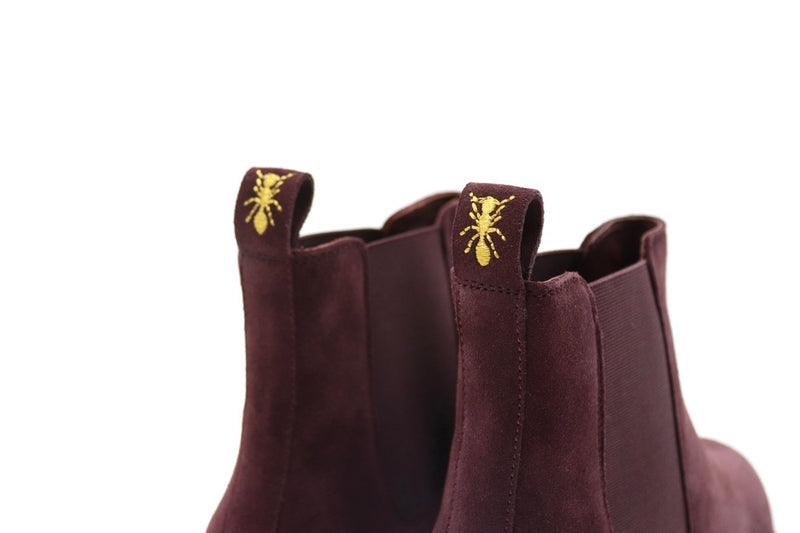 Chelsea Boots Damen - Bordeaux