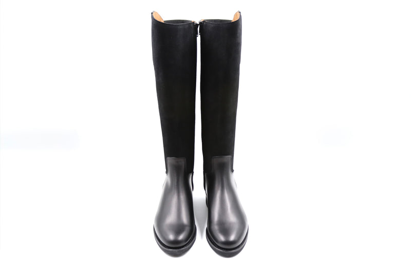 Lederstiefel - Nero/ Raven