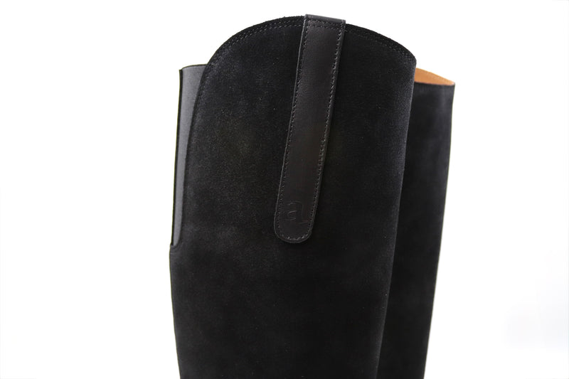 Lederstiefel - Nero/ Raven