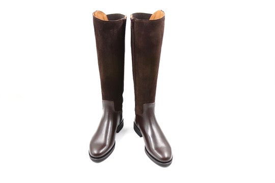 Lederstiefel - Marone/ Chocolate