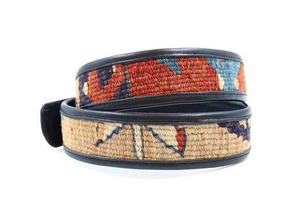 Kilim Gürtel - S - No. 90106 Black