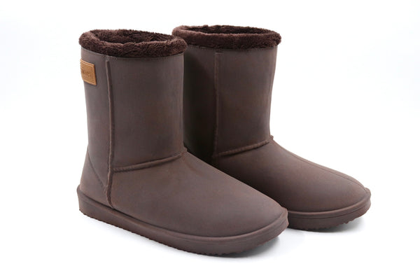 All in One Gummistiefel -  Braun Damen