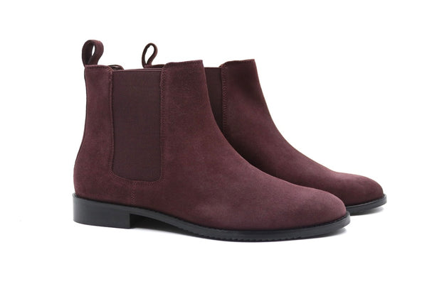 Chelsea Boots Damen - Bordeaux