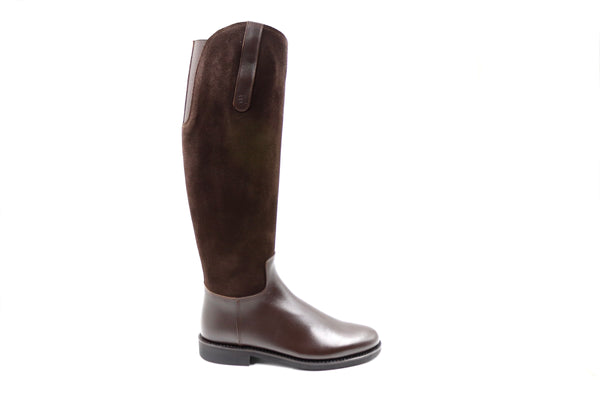 Lederstiefel - Marone/ Chocolate