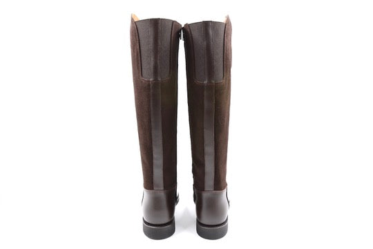 Lederstiefel - Marone/ Chocolate