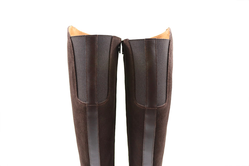 Lederstiefel - Marone/ Chocolate