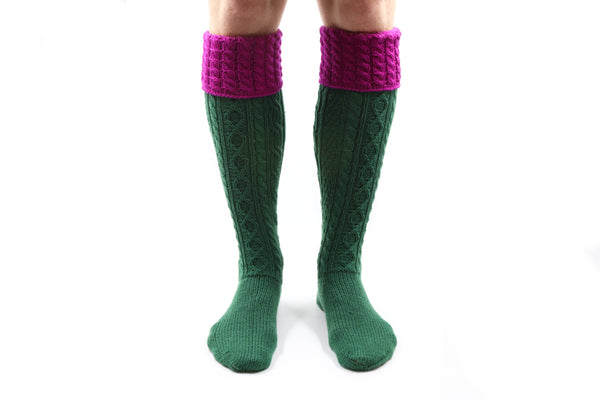 Stockings - Green/ Lilac