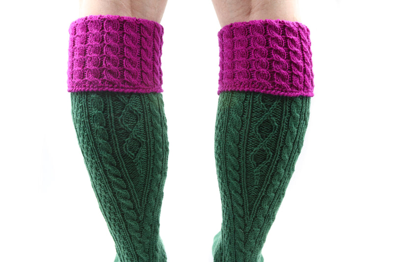 Stockings - Green/ Lilac