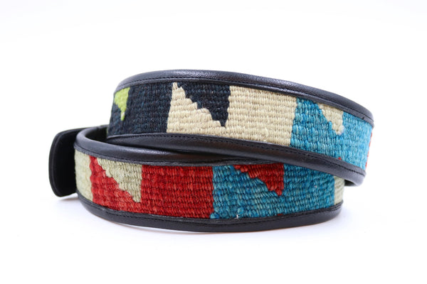 Kilim Gürtel - S - No. 90107 Black