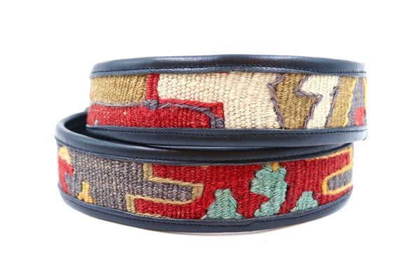 Kilim Gürtel - M - No. 95133 Black