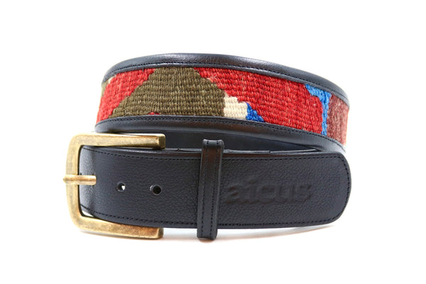 Kilim Gürtel - L - No. 100136 Black