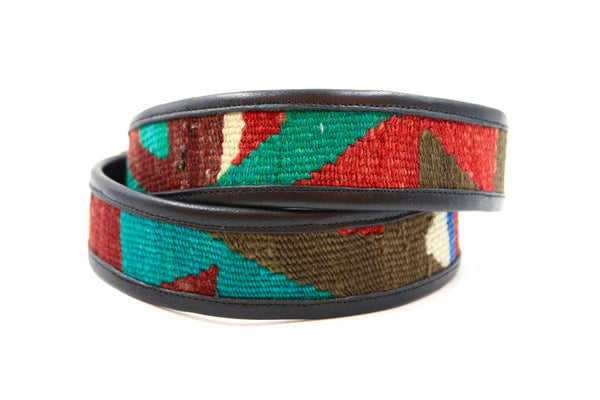 Kilim Gürtel - L - No. 100136 Black