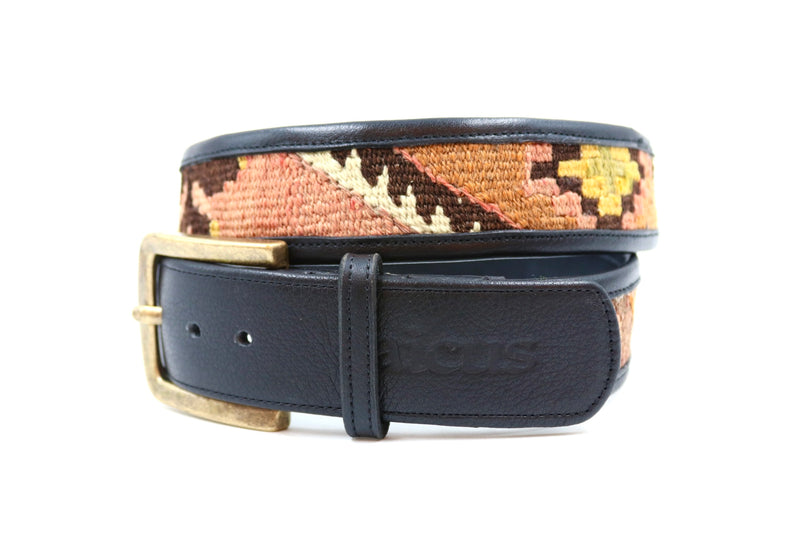 Kilim Gürtel - L - No. 100137 Black