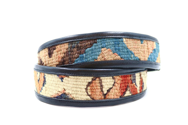 Kilim Gürtel - XL - No. 10577 Black