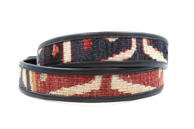 Kilim Gürtel - XXXL - No. 11520 Black