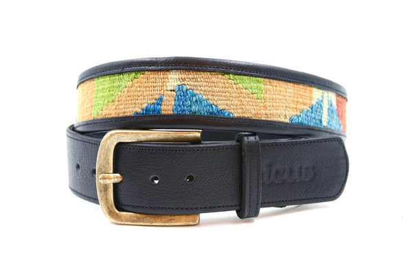 Kilim Gürtel - XXXL - No. 11521 Black