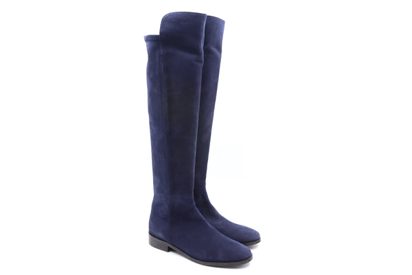 Suede Boots Blue