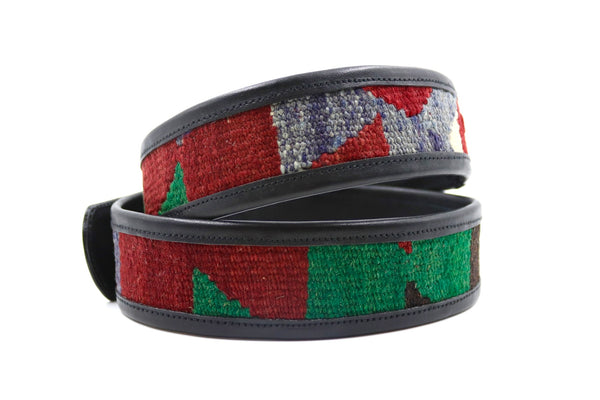XS - No. 8547 Black - Kilim Gürtel