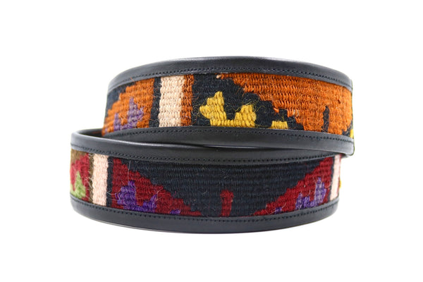 S - No. 90103 Black - Kilim Gürtel
