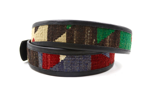 XXL - No. 11046 Black - Kilim Gürtel
